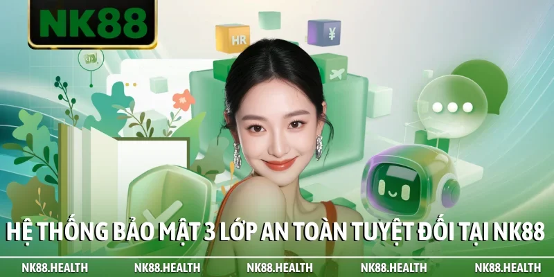 Hệ thống bảo mật 3 lớp an toàn tuyệt đối tại NK88